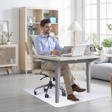 Garvee Office Chair Mat for Hard Floor, 45'' x 53'', Transparent, Anti-Slip Carpet Protector for Office and Gaming Chairs