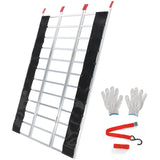 Garvee Aluminum Tri-Fold Loading Ramp for ATV, UTV, Motorcycle, Lawn Mower, Garden Tractor, Pickup Truck & Trailer, 85" x 54" - Heavy Duty 1500 lbs Capacity - Snowmobile Ramp - 3-Fold Design - Specs: 3-fold