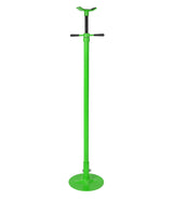 Garvee 3/4 Ton Underhoist Support Stand – 1655 lbs Capacity, 52-76" Adjustable Height, Self-Locking Acme Screw, Contoured Saddle, 12" Disc Base – FruitTech Green + Installation Gloves