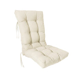 Garvee Water-Resistant High-Density Foam Outdoor Rocking Chair Seat Cushion, 18x18 in - Durable Patio Furniture Chair Pad - Easy-Clean Cover - Beige - Beige