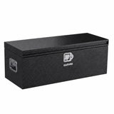 Garvee 36"X16"X14" Heavy-Duty Steel Truck Bed Tool Box, Secure Storage Chest with Locking T-Mechanism for Pickup Beds, Black with Silk Flower
