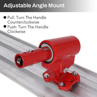 Garvee 48x8 Inch Bull Float Magnesium Concrete Float, Aluminum Alloy Concrete Float Tool, with 4 Handles and Bull Float Bracket, Finishing Bull Float Bull Concrete Kit for Concrete Finishing
