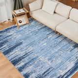 Garvee 5x7 Blue Area Rugs for Living Room Ultra Soft Washable Rugs for Bedroom Non Slip Nursery Rug Non Shedding Kids Rug Modern Abstract Playroom Carpet for Bedroom Dining Room