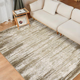 Garvee Camel Rug 8x10 Modern Abstract Area Rugs for Living Room Ultra Soft Washable Rugs for Bedroom Non Slip Contemporary Nursery Rugy Non Shedding Carpet for Laundry Dining Room