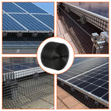 Garvee Solar Panel Bird Guard Mesh Kit – 8in x 100ft Critter Barrier – DIY Bird & Squirrel Protection – Includes Installation Tools – 8 Inches × 100 Feet 70 Sets of Accessories