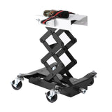 Garvee Heavy-Duty 450 lb Drive Jack – Low-Profile Hydraulic Lift, 7-23" Adjustable Height, Alloy Steel Build, 4 Swivel Brake Wheels & Safety Straps for Car/Truck Repair
