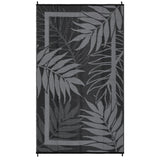 Garvee Waterproof Reversible Outdoor Rug – Modern Plastic Straw Patio Carpet – UV Resistant, Easy to Clean, Durable for Garden, Deck, Porch, RV, Camping – 9x18ft Black-Gray – USA Spec - Gray-White