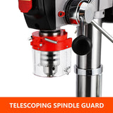 Garvee Adjustable Speed 13-Inch Floor Drill Press - 7.5A Motor, 288-3084 RPM, 5/8" Chuck, 0-45° Tilting Cast Iron Worktable, Accurate Bench Drilling for Wood & Metal, Excellent Heat Dissipation - USA (Packaging)