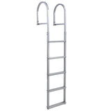 Garvee Removable 5-Step Aluminum Dock Ladder – 500lbs Capacity – Heavy-Duty Marine, Lake, Pool, Pontoon Boat Boarding – Non-Slip Wide Steps – Surface Spray Anti-Corrosion Powder, Detachable, Straight Ladder, Level 5, 500 lbs - 9