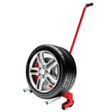 Garvee 500 lbs Heavy-Duty Tire Dolly - Adjustable Wheel Moving Cart for Effortless Tire Transport & Storage in Garages, Workshops, and Auto Repair Shops, Red