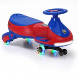 Garvee 12V Electric Wiggle Car for Kids,  2 in 1 Swing Car with Pedal, Anti-Rollover Max 3.5Mph,Max Load 66Lbs,Flashing Wheels, Music,Rechargeable Battery Ride on Toy Indoor Outdoor for Toddlers