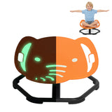 Garvee Glow-in-the-Dark Sensory Spinning Chair for Kids - Perch and Spin Elephant Swivel Seat for Autism & ADHD - Balance & Gross Motor Skills Training, Gift for Boys, Orange - Orange