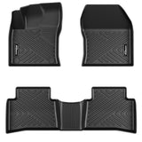 Garvee Custom Fit Anti-Skid Car Floor Mats for 2016-2022 Toyota Hybrid Vehicle & 2017-2021 Hybrid Model - All-Weather TPE Liners - Waterproof, Odorless, Durable Interior Protection - Black - Color: None