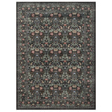 Garvee Vintage Floral Area Rug 5x7ft – Washable, Non-Slip, Low Pile, Mark Resistant, Soft Carpet for Living Room, Bedroom, Dining Room – Perfect Home Decor – Brown, 5x7ft (152x213cm), USA - Brown