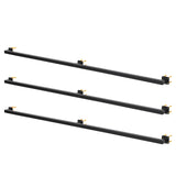 Garvee Heavy-Duty 6FT Wall-Mounted Metal Stair Railing – Industrial Black Handrail with 500lbs Load Capacity – Modern, Sturdy Support for Indoor Loft, Porch, Deck – Size: 6ft - 