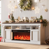 Garvee Farmhouse Electric Fireplace Insert, 36 in - for TV Stand/Entertainment Center - Remote Control - 4-Color Flame Effects - Timer & Overheat Protection - Size: 36 INCH - Color: 4-Color