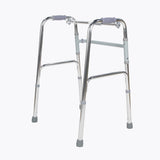 Garvee Folding Standard Walkers for the Seniors, MAX 350lbs，Portable Aluminum Alloy Walker，Adjustable Height, 2-in-1 Fixed，Cross Walk Modes Aluminum Frame Height Adjustable Standard Walkers
