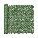 Garvee Artificial Ivy Privacy Fence Screen, 39X98 in 1X2.5m Deep Green PE Faux Hedge Panel, UV-Resistant Leaf Backdrop with Breathable Mesh, Cut-to-Fit Decorative Cover for Balcony, Patio, Garden, Poolside and Indoor Wall - Deep Green