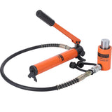 Garvee Heavy-Duty Solid Ram Hydraulic Cylinder Jack, 10 Ton Capacity, 2 in Stroke, Single-Acting Ram for Lifting/Pressing - Orange (RAL2004) - Solid | 2 inches | 10T