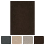 Garvee Large Washable Reddish-Brown Area Rug – Modern Ultra-Thin Non-Slip Carpet for Living Room, Bedroom, Office – Minimalist Farmhouse Decor – Pet-Friendly – 9x12ft (274x366cm), USA Spec - Reddish-Brown