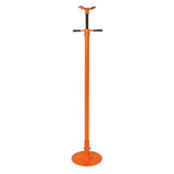 Garvee 3/4 Ton Adjustable Underhoist Support Stand (52"-76") with Contoured Saddle & Self-Locking ACME Screw – Heavy-Duty Steel Jack Stand for Car, Truck, SUV – Orange-Yellow + Installation Gloves, 12" Disc Base