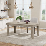 Garvee Sturdy Rectangular Farmhouse Dining Table for 4-6 – 63" Wooden Kitchen Table – Heavy-Duty Frame – Modern Grey Finish – Ideal for Home, Apartment, Office, Family Meals – 1600 Vintage Gray