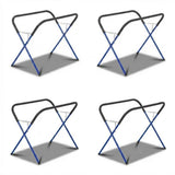 Garvee Heavy Duty 750 lbs Capacity Folding Work Stand - Portable Collapsible Bench for Garage, Workshop, Auto Bumpers, Fenders, Doors, Hoods - Collapsible Design - Blue