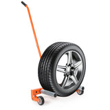 Garvee Heavy Duty Adjustable Tire Wheel Dolly Cart – 330lbs Capacity – Fits 23.5"-43.5" Tires – 8in Smooth 360° Rollers – Tire Lifting and Moving Tool for Trucks, SUVs, Cars, Orange