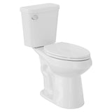 Garvee ADA Comfort Height Two-Piece Elongated Toilet, 19 in Seat Height, 1.28 GPF Single Flush, Powerful Siphonic Flush, Side Lever Handle, 12 in Rough-In, Quiet Soft-Close Seat, Cover Plate + Water Fittings - 3460D upgraded model siphon, 19" height, - 3469S Upgraded Model Siphonic Flush, 21" Height, Top Dual-Button Flush, Elongated, With Cover Plate + Water Fittings