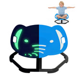 Garvee Sensory Spinning Chair for Kids - Perch and Spin Swivel Seat for Autism & ADHD - Balance Training & Sensory Toy - Quiet 360° Rotation, Ergonomic Children's Furniture, Gift for Boys & Toddlers, Blue - Orange