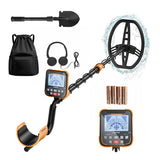 Garvee Metal Detector for Adults & Kids, Waterproof Metal Detectors with High Accuracy 11" Search Coil, All Metal & Disc Modes for Gold Detector