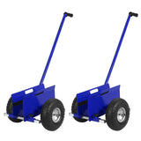 Garvee Panel Dolly Cart, 2Pcs 660 lb Heavy-Duty Sheetrock Dolly with 10" Rubber Wheels, Blue