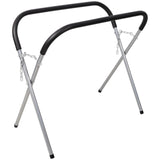 Garvee Adjustable Heavy Duty Folding Work Stand – 750 lbs Capacity – Portable Padded Automotive Classic & Bumper Holder – Ideal Tool Stand for Garages, Repairs, DIY – Silver, 1 Pack