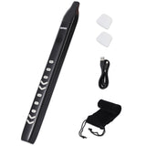 Garvee Portable Digital Wind Instrument - 10 Built-In Tones, 2 Fingering Modes, MIDI Connectivity, Rechargeable Battery, Electronic Saxophone Controller for Beginners & Professionals - Black