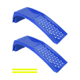 Garvee Heavy Duty Sturdy Steel Car Ramps – 8 Inch Lift, 8000 lbs Capacity – 2 Pack Anti-Slip Vehicle Loading Ramps for Cars, Trucks, SUVs – Ideal for Oil Changes, Repairs, Maintenance – Blue