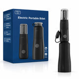 Garvee Portable Electric Travel Bidet, Rechargeable Handheld Peri Bottle Sprayer - 350mL Leak-Proof - 3 Pressure Modes - IPX7 Waterproof - 800mAh Battery - Black
