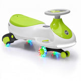 Garvee 12V Electric Wiggle Car for Kids,  2 in 1 Swing Car with Pedal, Anti-Rollover Max 3.5Mph,Max Load 66Lbs,Flashing Wheels, Music,Rechargeable Battery Ride on Toy Indoor Outdoor for Toddlers