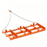 Garvee Heavy-Duty Tow-Behind Drag Harrow/Driveway Grader, Lawn Leveler Landscape Rake for ATV/UTV - 4FT Wide - For Gravel, Sand, Soil & Pasture - Orange | 48*20 inches - Orange | 96*20 Inches