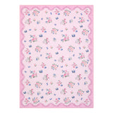 Garvee Vintage Floral Area Rug - Washable Low Pile Non-Slip Carpet - Romantic Accent for Living Room, Bedroom, Nursery, Farmhouse - Pink, 10x13ft (305x396cm) - Beige