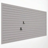 Garvee Slat Wall Paneling, 4'X8' Storage Systems Garage Tool Organizer Wall Mount, Heavy Duty PVC Slat Wall Panels, Easy DIY Install for Garage, Tool, Retail
