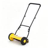 Garvee Eco-Friendly Quiet Push Reel Lawn Mower – 14" 5-Blade Manual Grass Cutter – Adjustable Height, Lightweight, Compact, Easy Assembly – Perfect for Small to Medium Yards – Yellow | 14 inches - Color code: PANTONE 2004 C - Red | 16 Inches - Color Code: China Red