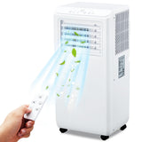 Garvee Quiet 10,000 BTU Portable Air Conditioner – 3-in-1 AC Unit with Dehumidifier & Fan – Cools Up to 450 Sq.Ft – 24H Timer, Remote, Energy Efficient, Window Vent Kit – Bedroom, Office, Home – White