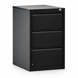 Garvee Black Metal Lateral File Cabinet with Lock – 3 Drawers – Full Extension – Office Storage Organizer for Letter, Legal & A4 Files – Secure Filing Solution for Home or Office – Color: Black