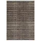Garvee Machine Washable Area Rug – Modern Abstract Low Pile Non-Slip Carpet, Soft Thin Geometric Accent Floor Mat, Mark Resistant & Collapsible – Living Room, Bedroom, Nursery, Dining Room – Brown Tone, USA, 5x7ft (152x213cm) - Black Tone