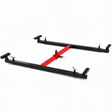 Garvee 800 lb Heavy-Duty Adjustable Truck Bed Lifter/Hoist for Pickup Truck Tool Box - Powder-Coated Steel Lift Support, 43-79 in Fit Range - Black/Red