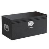 Garvee 30"X16"X14" Black Steel Truck Bed Tool Box - Heavy-Duty Locking T-Latch with Front & Side Handles, Dual Gas Struts, and Secure Weatherproof Storage for Pickup, Trailer, and RV, Black