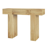 Garvee Modern Farmhouse Console Table – 47" Wooden Sofa Table with Storage Drawer – Rectangular Entryway, Hallway, or TV Stand – Sturdy Accent Furniture – 1.2 Michat Cracked Oak