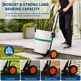 Garvee 175 lb Heavy-Duty Plant Caddy Dolly w/ Wheels - Adjustable Grabbing Arms & Securing Straps for Moving Large Potted Plants Indoor/Outdoor - Color: Black - Gray