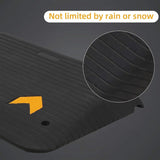 Garvee 2-Pack Heavy-Duty Rubber Threshold Ramp, 3.5 in Rise Doorway/Curb Ramp - 33,000 lb Capacity - Non-Slip Surface, Weather-Resistant - Black (System default)
