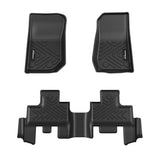 Garvee All-Weather TPE Floor Mats for 2015-2023 Off-road Vehicle Cherokee – Custom Fit Anti-Skid Car Liners – Heavy Duty Waterproof – Front & Rear Rows | Color: Brand: